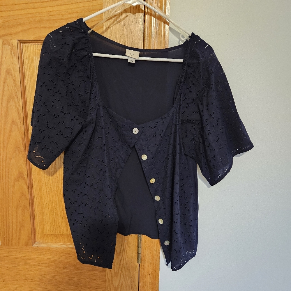 A New Day Button Up Blouse